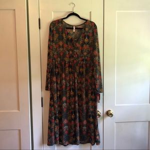 Fall Floral Dress